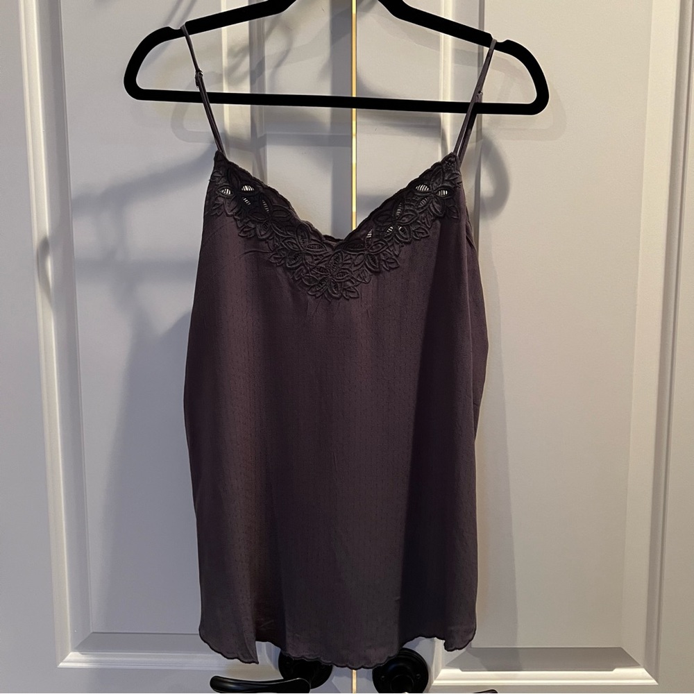 NWT Emmer & Oat Purple Lace Cami S